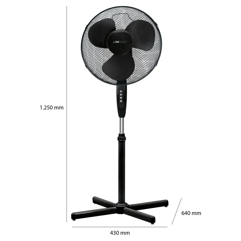Напольный вентилятор Clatronic VL 3603 S Black